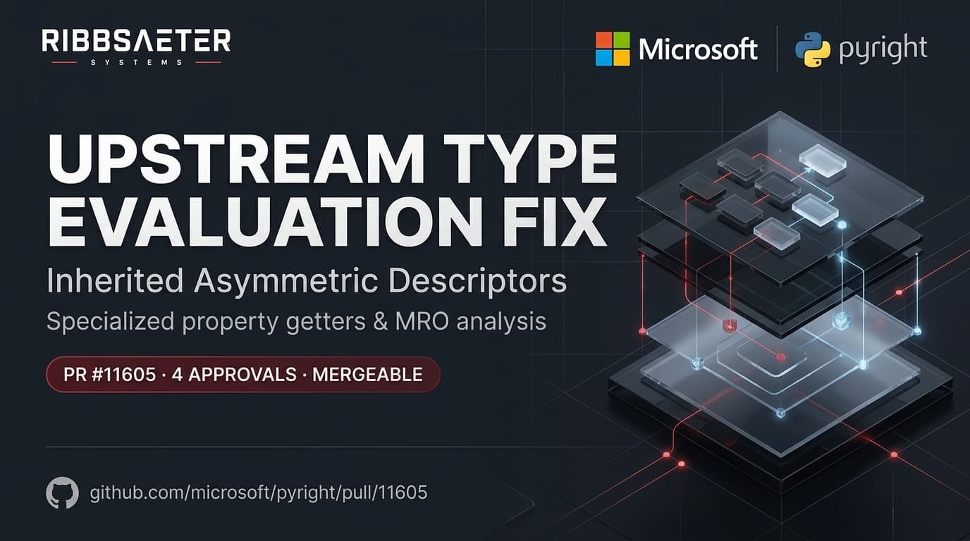 Microsoft Pyright Asymmetric Descriptors PR #11605 contribution by Patrick Ribbsaeter
