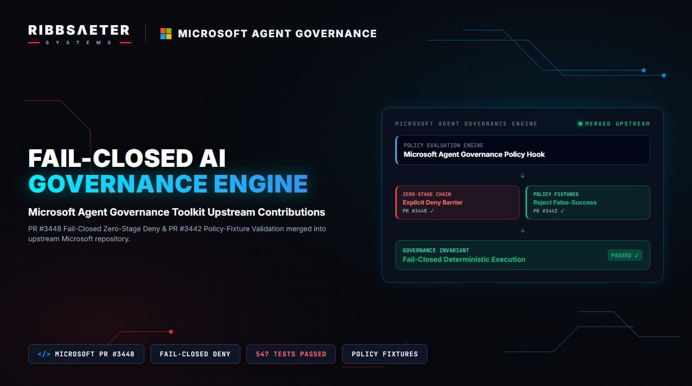 Fail-Closed AI Governance in Microsoft Agent Governance Toolkit