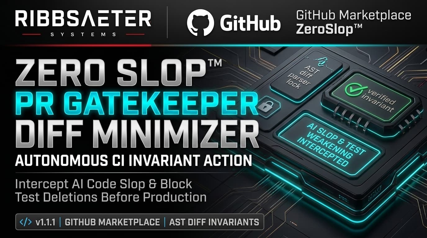 ZeroSlop™ GitHub Marketplace Action by Ribbsaeter Systems