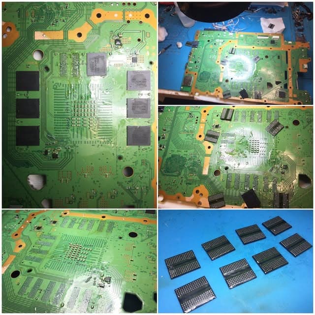 High-Density BGA Chip Desoldering and Pad Array Cleaning