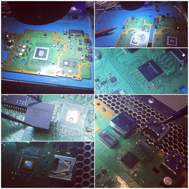 PS4 Panasonic HDMI Encoder IC Desoldering and Port Replacement