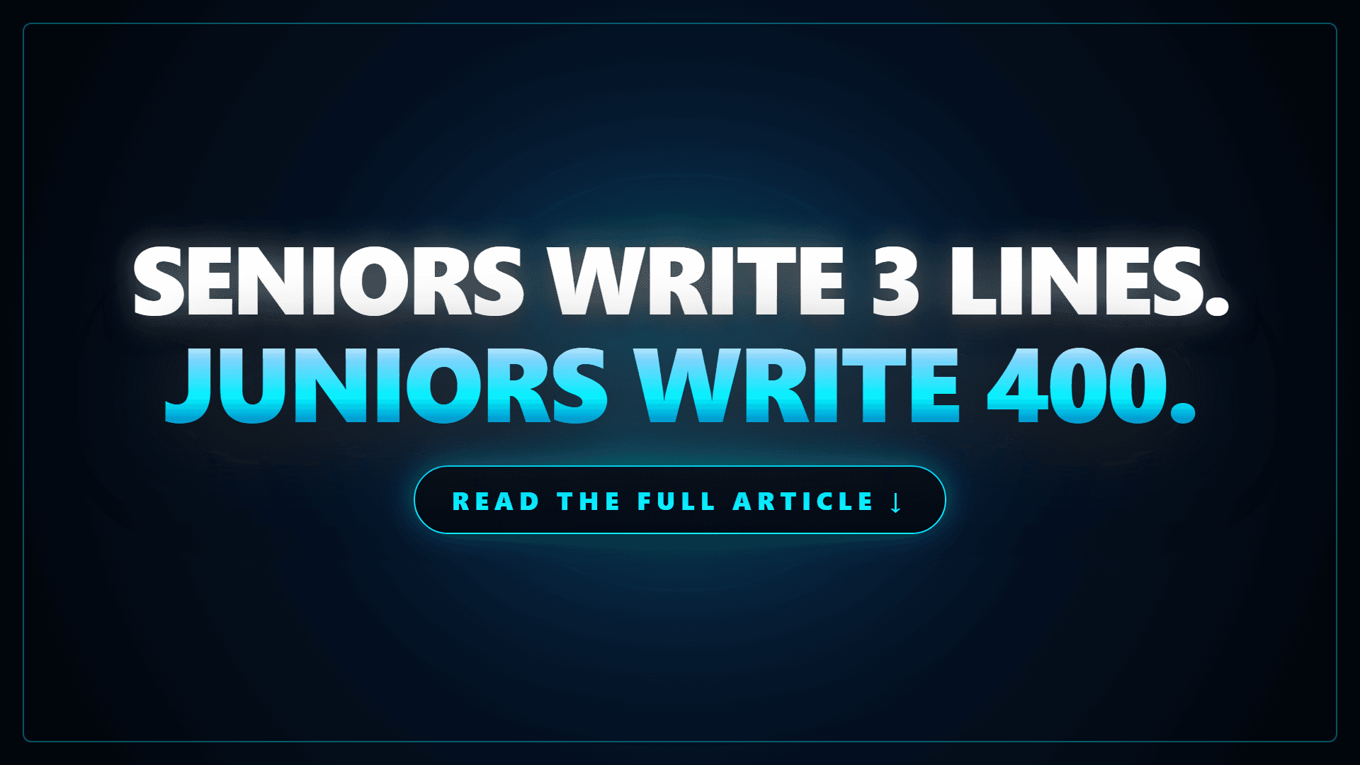 Seniority Is Diff Minimization — Founder Memo by Patrick Ribbsaeter