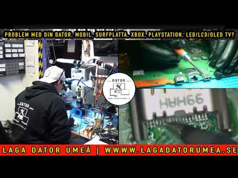 Micro-Soldering HDMI Port Replacement & Pad Reconstruction